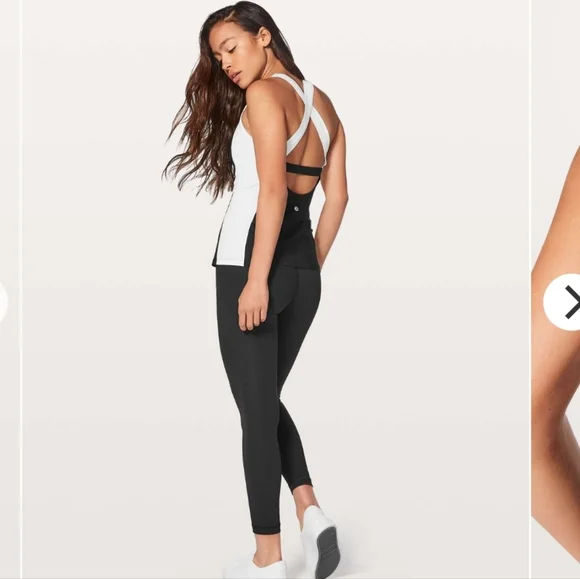 lululemon athletica Black and White Tank Top - Picture 2 of 3